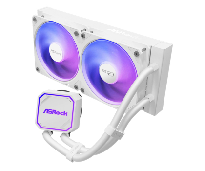Wentylator do komputera ASRock Pro White 240 ARGB 2x120mm